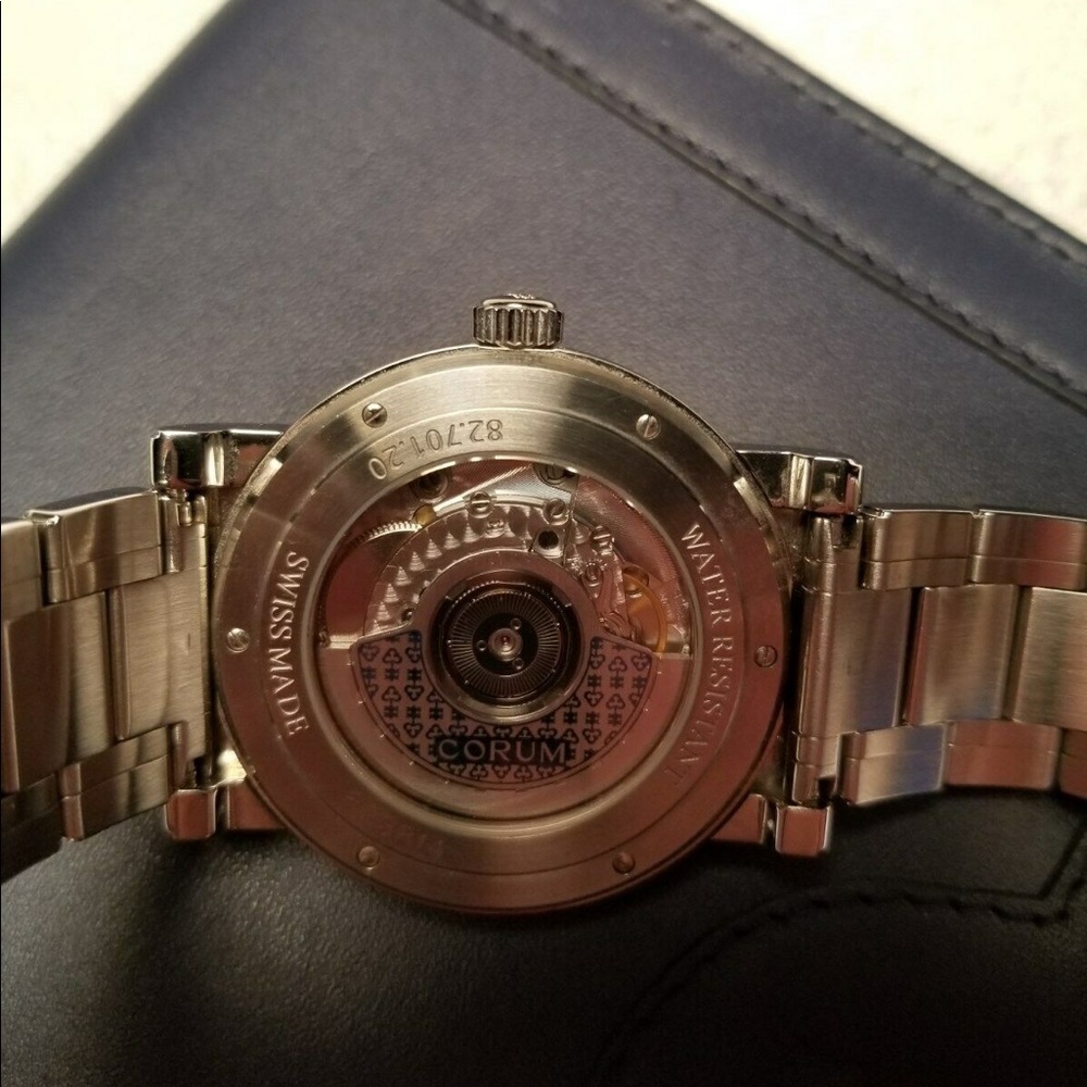 Rare Corum Romulus Automatic Peach Copper Watch R… - image 5